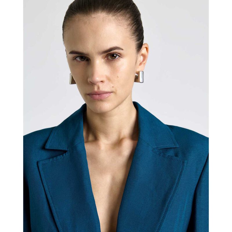 Cue Linen Blend Hourglass Blazer image number 2